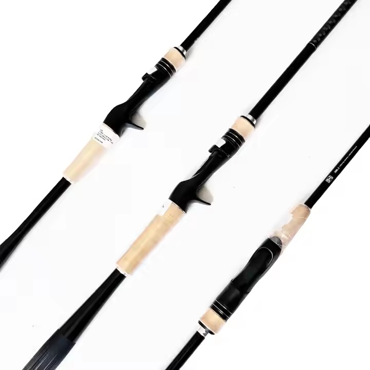 BAR218 Handlaid carbon grip spinning/casting rod