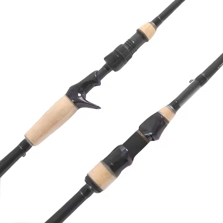 CTR113 Carbon_cork handle  bass fishing rod