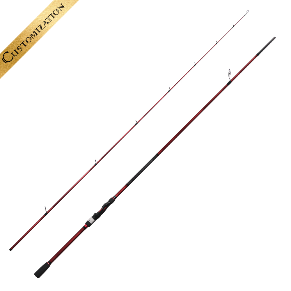SPR011 2X_SPIN_CAST 2PC BASS FISHING ROD