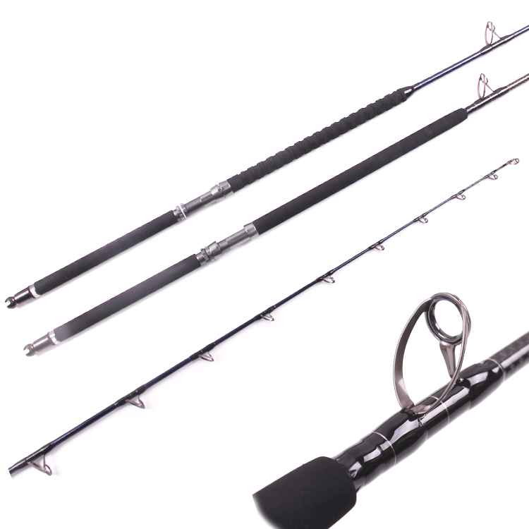 TNR005 Big power seafishing Tuna rod 60-100lb nano carbon rod blank 8' 1pc fishing tuna rod