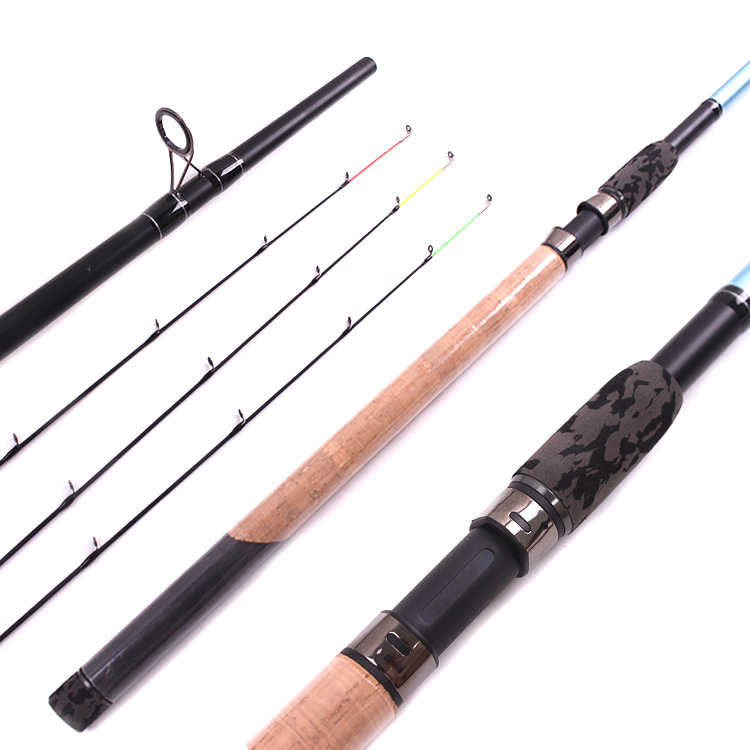 FDR003 3 tips carbon material blank fishing rod feeder rod