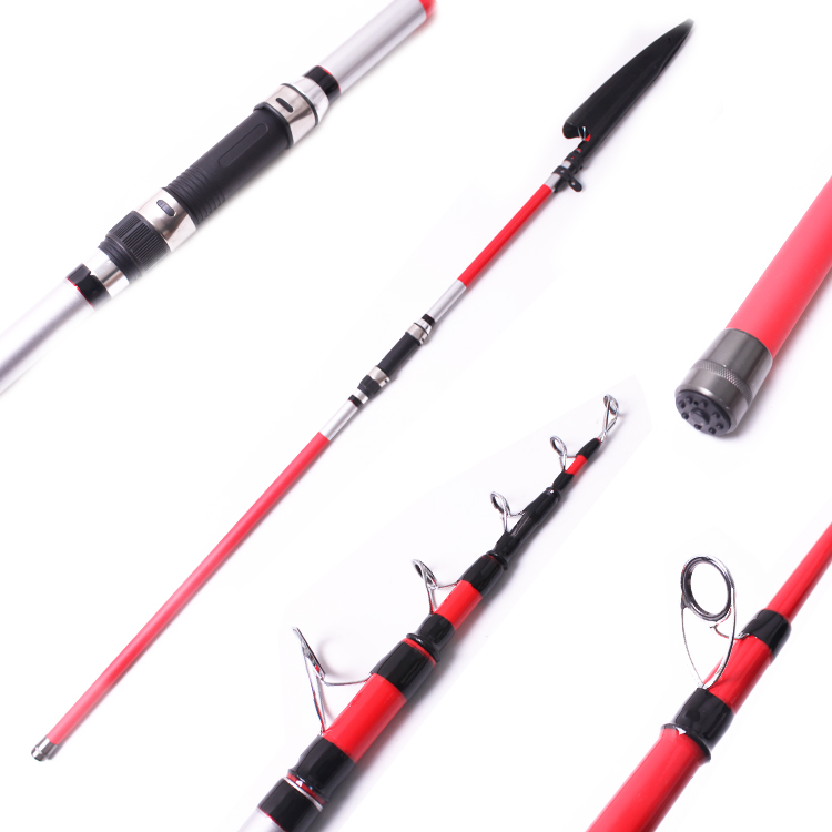 TSR022  5 sections carbon surf fishing rod