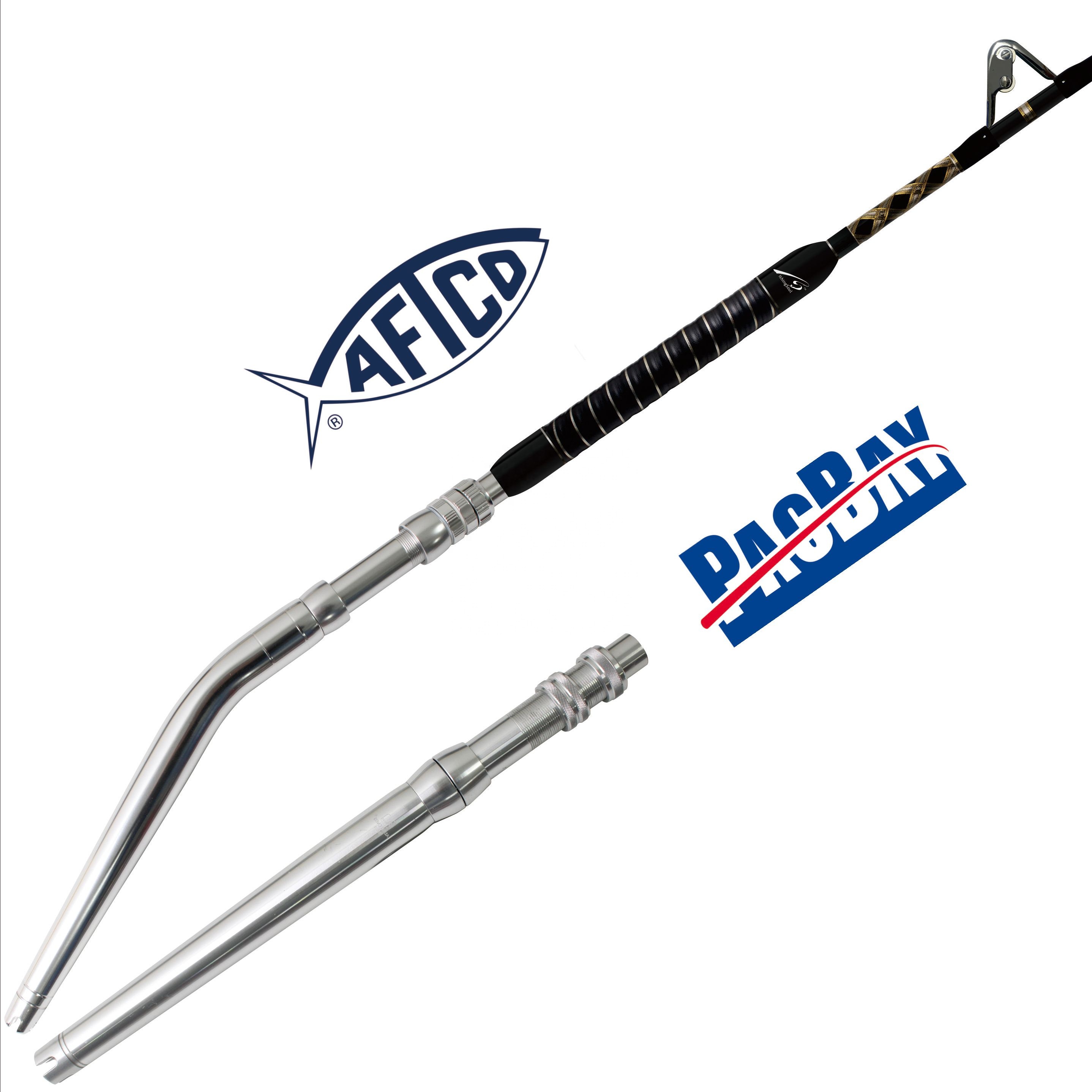 GMR303 big game leather gripTrolling fishing rod pole