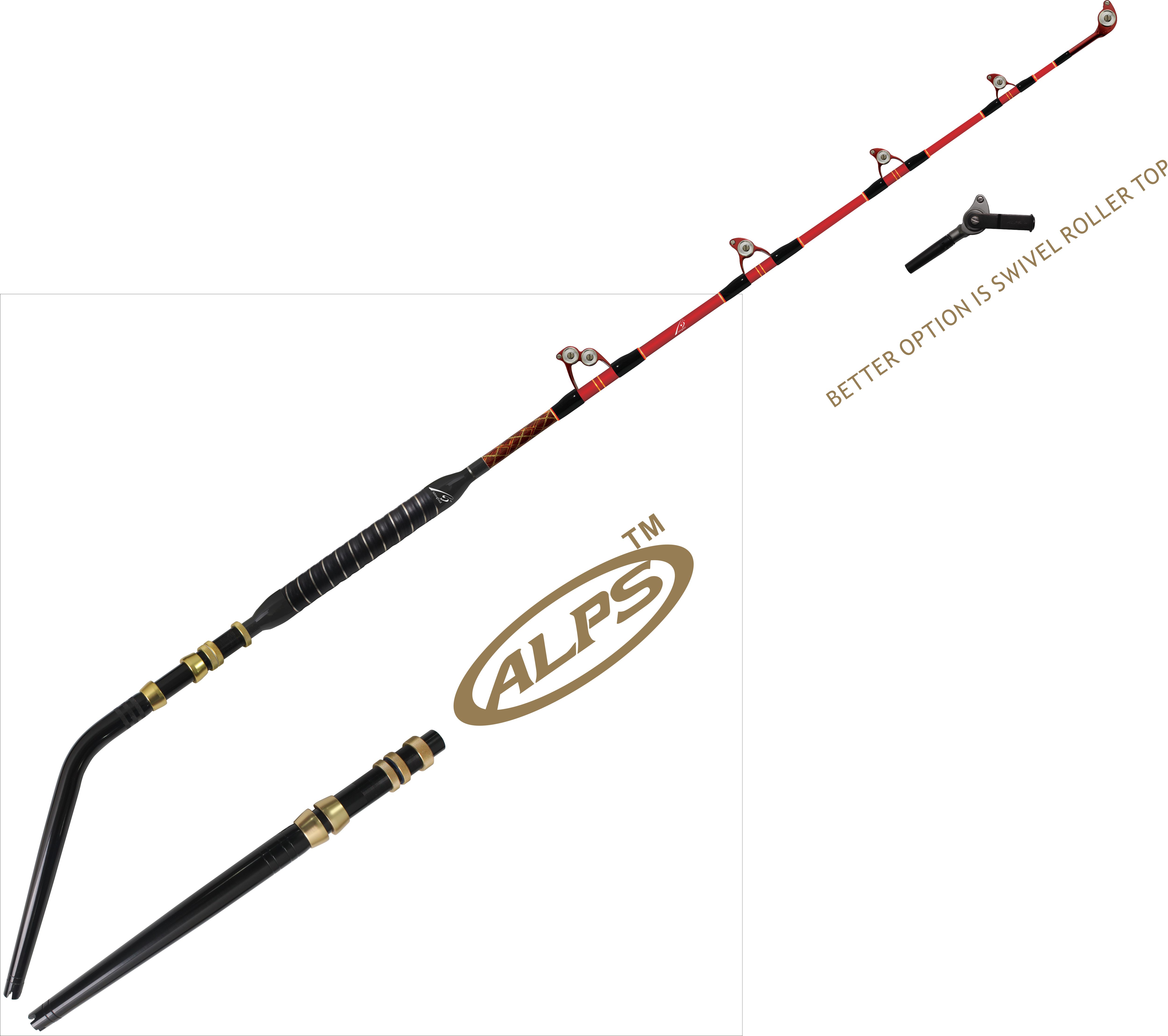 GMR307 Big game Stand up Boat trolling fishing pole rod