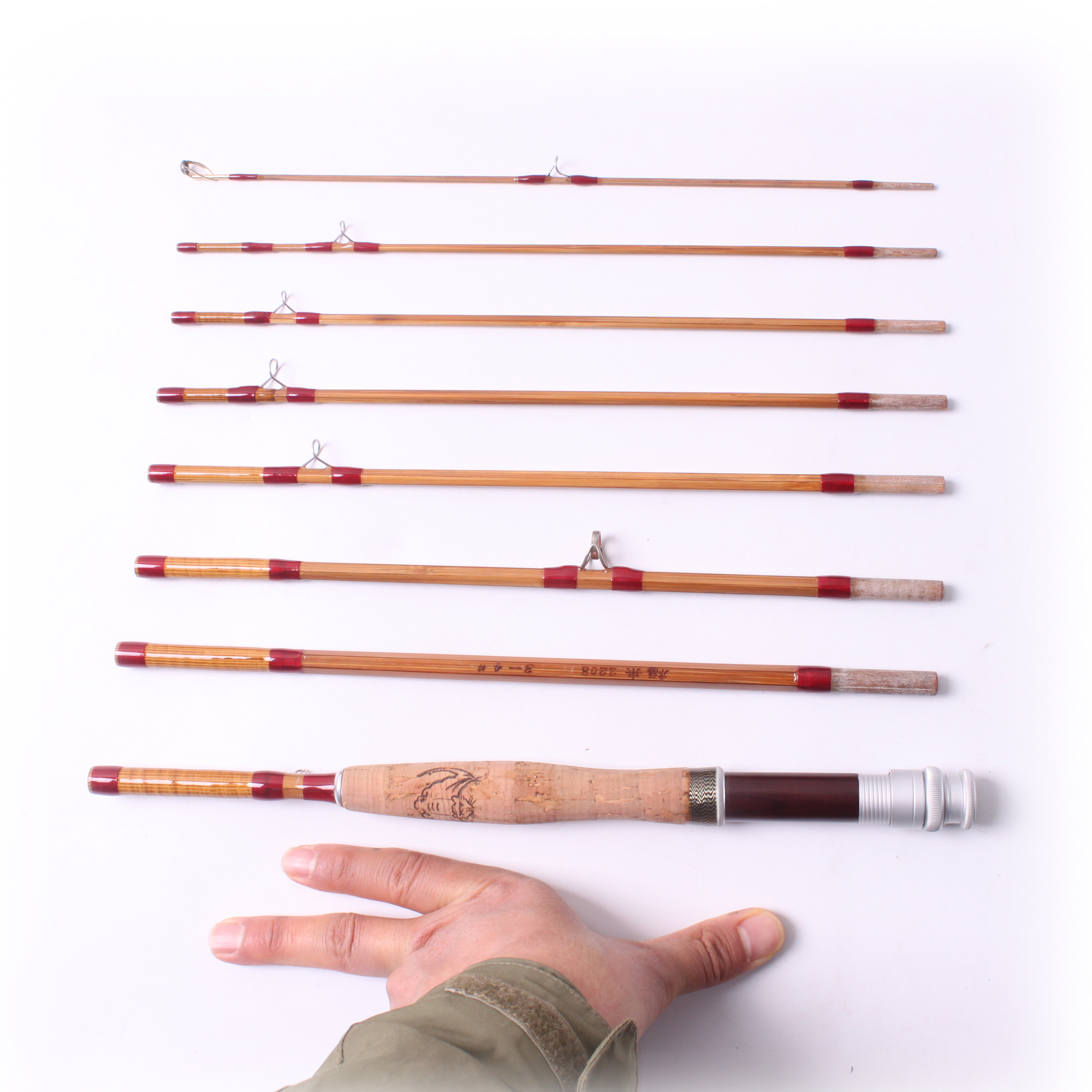 FLY101  Bamboo Fly travel fly fishing rod 